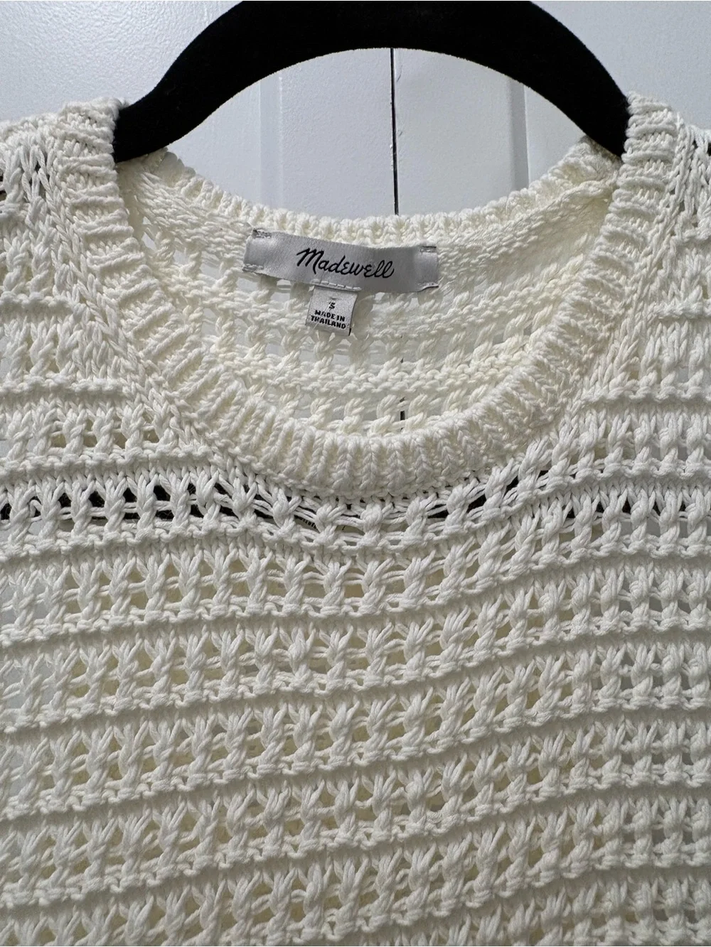 Madewell cream sleeveless